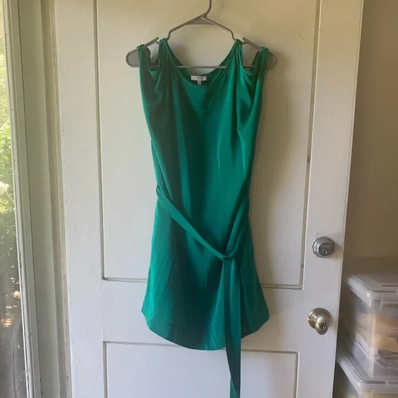 Joie Silk Emerald Green Dress